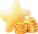 Online slot rewards and coin icon