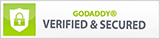 GoDaddy website security verification badge